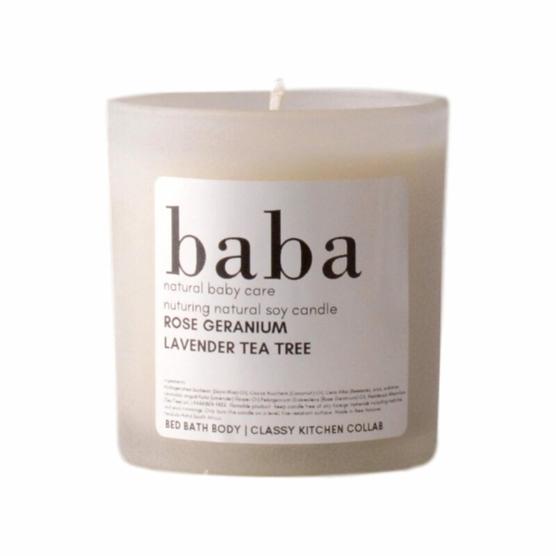 Baba Nurturing Natural Soy Candle In White Gift Box