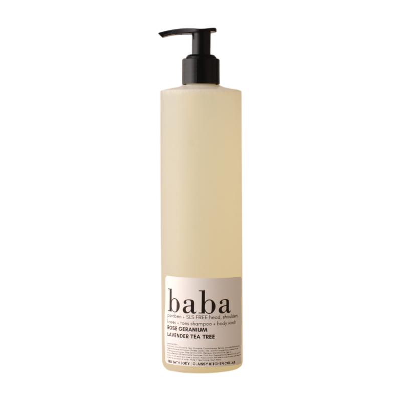 Baba Paraben And Sls Free Head, Shoulders, Knees + Toes Shampoo + Body Wash 500Ml